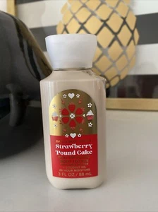 Bath & Body Works Strawberry Pound Cake Body Lotion Cream Mini Travel 3 oz NEW - Picture 1 of 2
