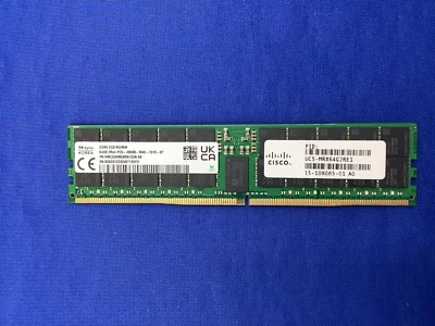 UCS-MRX64G2RE1 CISCO 64G (1X64GB) 2RX4 PC5-4800B RDIMM MEMORY - Image 1 of 4