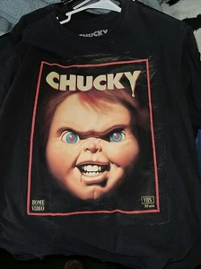 Vintage Chucky Child’s Play 2 Shirt Movie Promo Size Large Halloween - Picture 1 of 3
