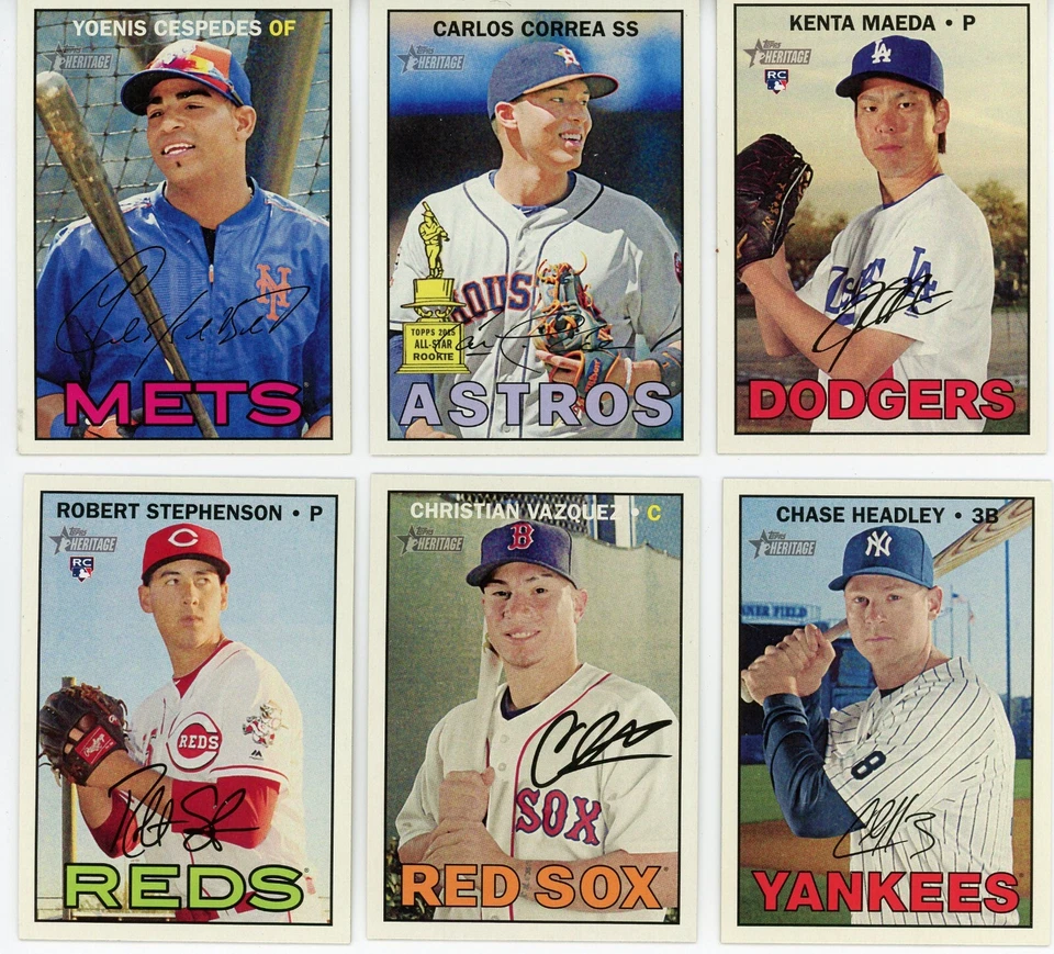 2016 Topps Heritage Baseball SP YOU PICK *Finish Your Set* 426-500 701-725 - Image 1 of 1