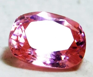 Certified Natural 8.10 Cts Pink Kunzite Cushion Cut Loose Gemstone R0035 - Picture 1 of 4