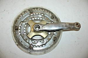 Drive Side Crank Arm Silver/Gold 170mm BCD127/75-4 48/38/28T Fast USA Shipper - Picture 1 of 19