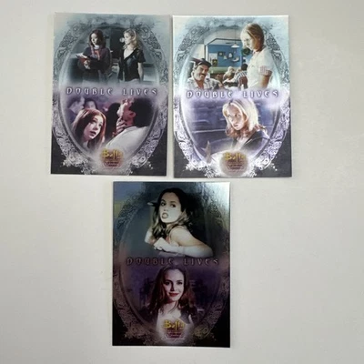 Juego de cartas Buffy The Vampire Slayer Women of Sunnydale Double Lives BL1-BL3 Foto 1 de 4