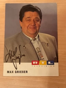 Max Griesser Komödienstadl - Tarjeta de autógrafo firmada original - #51054 - Imagen 1 de 1