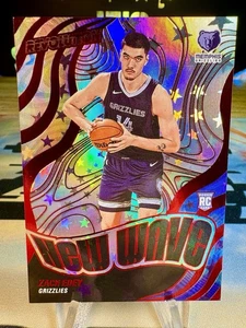 2024-25 Zach Edey Panini Revolution New Wave Red Astro /299 Rookie Card #10 - Bild 1 von 2