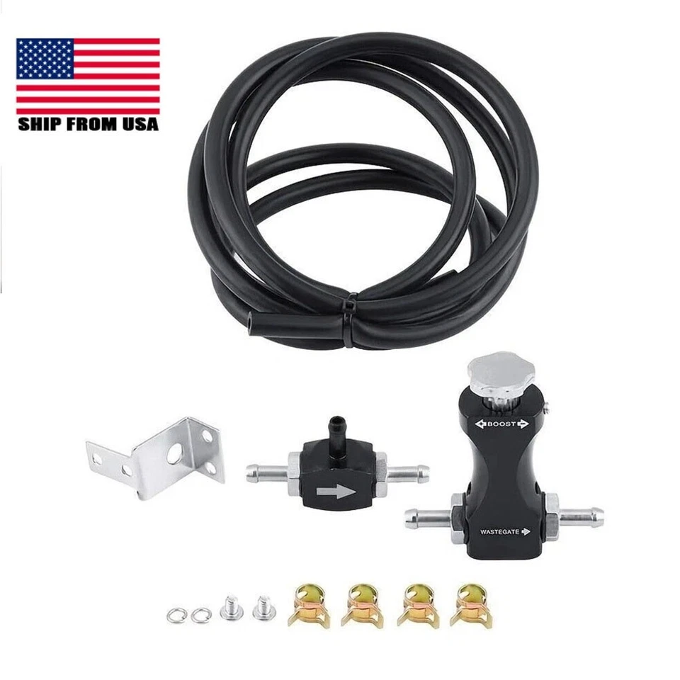 CONTROLADOR UNIVERSAL COCHE AJUSTABLE MANUAL TURBO CARRERAS BOOST 1-30 PSI NEGRO Foto 1 de 4