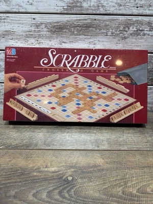 SCRABBLE Board Game NEW SEALED 1989 Vintage Crossword Milton Bradley Box - Image 1 of 3