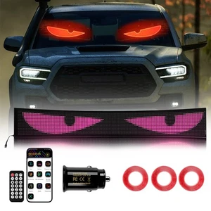 For Toyota Tacoma SR5 TRD Dynamic Demon Devil LED Eye Windshield Screen Light - Picture 1 of 10