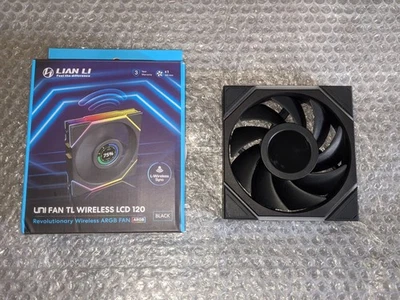 Lian Li Uni Fan TL LCD 120mm ARGB Black, Single Pack - READ DESC - Image 1 of 4