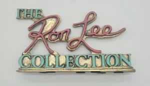 Ron Lee Sammlung Händler Sammler Display Werbung Blechschild *kleiner Bruch* - Bild 1 von 7