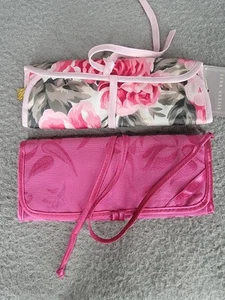 Mary Kay & Eileen West Travel Makeup And Jewelry Bags Or Carrying Roll Up Case - Picture 1 of 8