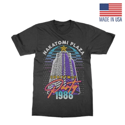 Camiseta Nakatomi Plaza Party 1988 Navidad Divertida Die Hard Inspirada Fiesta Camiseta Foto 1 de 3