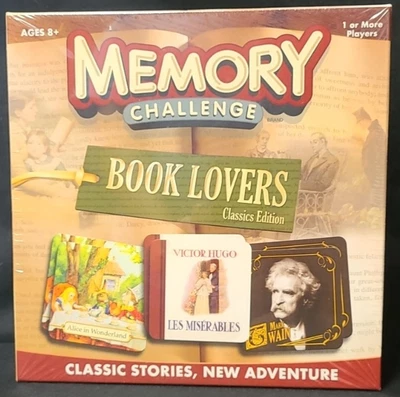 Memory Challenge Book Lovers Classics Edition Game - Image 1 of 2