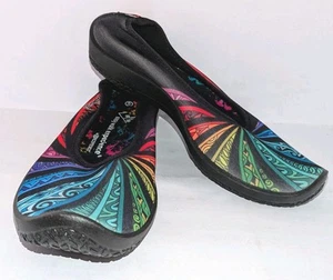Arcopedico Lolita Artist Julie Edmunds Shoes Psychedelic Flats US 10 EU 41 NEW! - Picture 1 of 16