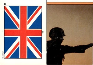 1991 Topps Desert Storm Sticker UK Flag #24 - Picture 1 of 1