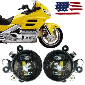 2PCS LED Fog Light Driving Light For Honda GoldWing GL1800 2012-2017 2013 2016 - Picture 1 of 12