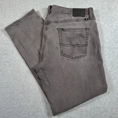 Lucky Brand 221 Original Straight Mens Jeans 40X32 Faded Black Stretch - Image 1 of 4
