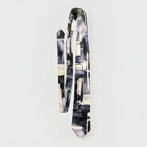 J. Garcia Another Nude Rare Collection Fifty Two 100% Silk Men’s Neck Tie Gray - Picture 1 of 10