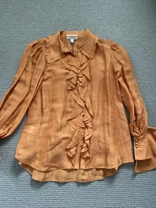 New Country Road Boho Ruffle Shirt - Picture 1 of 7