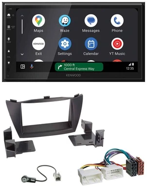 Kenwood DAB Bluetooth USB MP3 2DIN Autoradio für Hyundai Tucson 2010-2015 - Bild 1 von 4