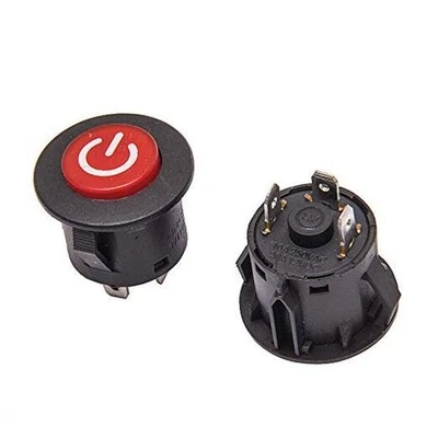 Interruptor de encendido botón interruptor de arranque accesorio de repuesto, para 20A 12VDC  Foto 1 de 4