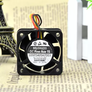 SANYO 109P0405H7D03 40*40*15mm DC 5V 0.28A 3 wire Chassis Cooling Fan - Picture 1 of 3