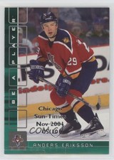 2001-02 ITG Be A Player Memorabilia /10 Anders Eriksson #154