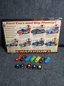 Vtg. NASCAR Champions Milton Bradley Board Game Replacement Parts Cars Dice 1998