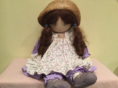 De colección. Muñecas 1984 de Pauline Bjonness Jacobsen morena rizos, orig. ROPA, SOMBRERO Foto 1 de 4