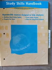 Study Skills Handbook Prentice Hall Math Educational Study Material - Picture 1 of 8