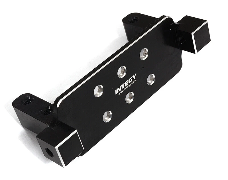Billet Machined Black Front Steering Servo Mount for Tamiya Scale Off-Road CC02 - Image 1 of 1