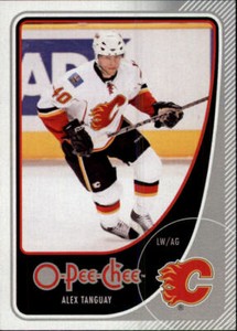 2010-11 O-Pee-Chee Calgary Flames Hockey Card #112 Alex Tanguay