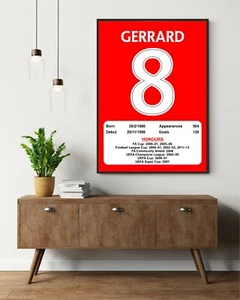Liverpool Legends großes Poster mit Namen Nummer Ehrungen gewonnen Gerrard Dalglish etc - Bild 1 von 37