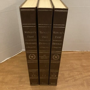 Webster's 3rd New International Dictionary Unabridged and Seven Language 1986 - Picture 1 of 2