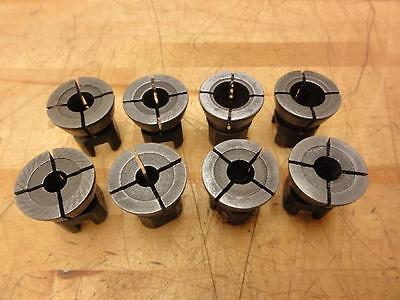 (8) CLEAN ALL DIFFERENT 3/8 To 7/8 Hand Universal Engineering Tap Driver Collet • 115.56£