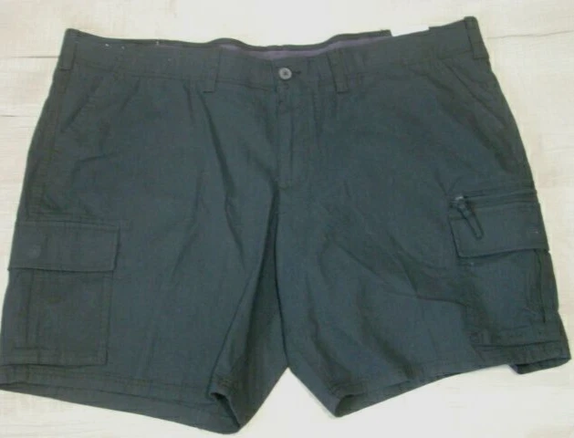 Sonoma Good For Life Men's Everyday Ripstop Cargo Shorts Size 50 Black