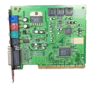1998 Creative Sound Blaster PCI 128 sound card CT4700 w/ Ensoniq ES1371 audio - Photo 1/3