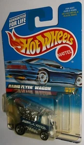 Hot Wheels 1999 Collector #837 Radio Flyer Wagon Mtflk Blue White 5SPs 20398 - Picture 1 of 2