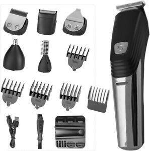 Professional Beard & Hair Trimmer Clippers Cordless for Men, Grooming KIT 6 in 1