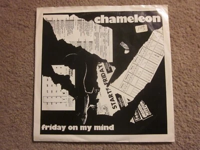Chameleon  7"  Friday On My Mind 1982 Platinum Records Yanni - Image 1 of 2