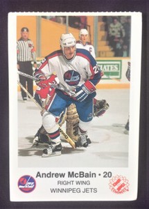 1988-89 Original Winnipeg Jets, Police-Kinsmen, Hockey Card, #20 Andrew McBain