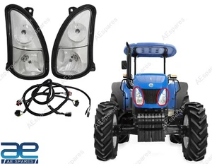 Headlight Set For New Holland TT Series T5 TT3 TT4 TT47 Genuine CNH 90426818 - Picture 1 of 10
