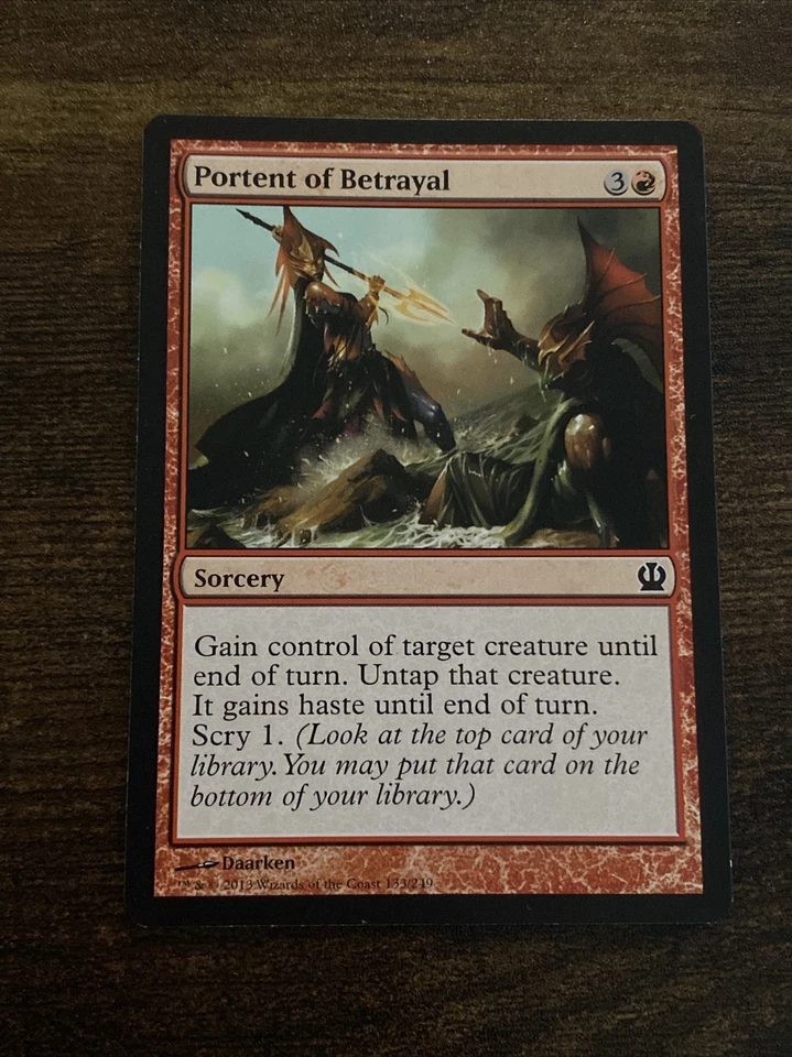 Portent of Betrayal Theros 133/249 MTG Magic The Gathering D7546* - Image 1 of 1