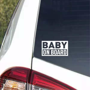 Baby On Board Child Kids Princess Car Vehicle Bumper Safety Vinyl Sticker Decal - Picture 1 of 8