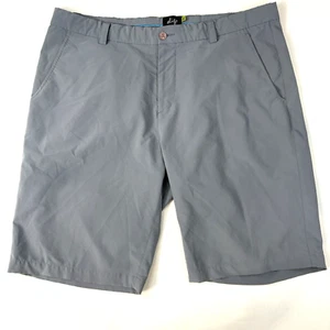 Sligo Mens 38 Golf Shorts Flat Front Quick Dry Activewear Gray Bermuda Dad - Picture 1 of 11