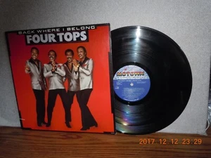 FOUR TOPS Vinyl lp...BACK WHERE I BELONG...MOTOWN...VG++/VG++...'83 - Foto 1 di 2