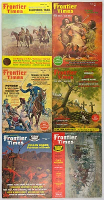 Frontier Times Magazine, 1966, Vol. 40, Vintage Western History, Pulp, Lot of 6 Foto 1 de 4