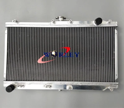 Radiador de alumínio 52mm para 1999-2005 Mazda Miata MX5 00 01 02 03 04 manual perfeito estado - Imagem 1 de 4