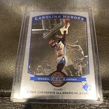 1998 98 UD SP Top Prospects Carolina Heroes Michael Jordan #H3, Tar Heels Mint