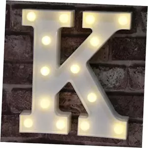 LED Marquee Letter Lights Sign, Light Up Alphabet Letter for Home Letter K - Picture 1 of 7